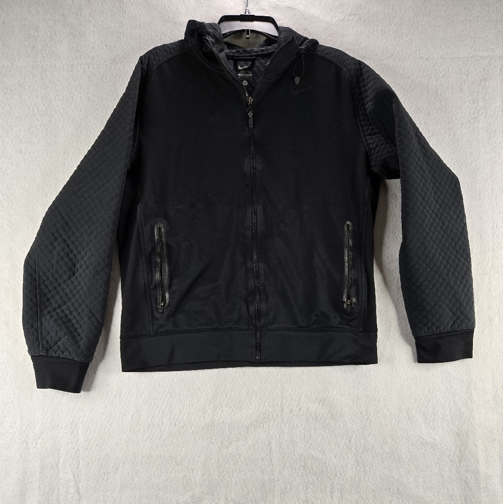 Nike All Black Jacket, Nike Better World. Size M.